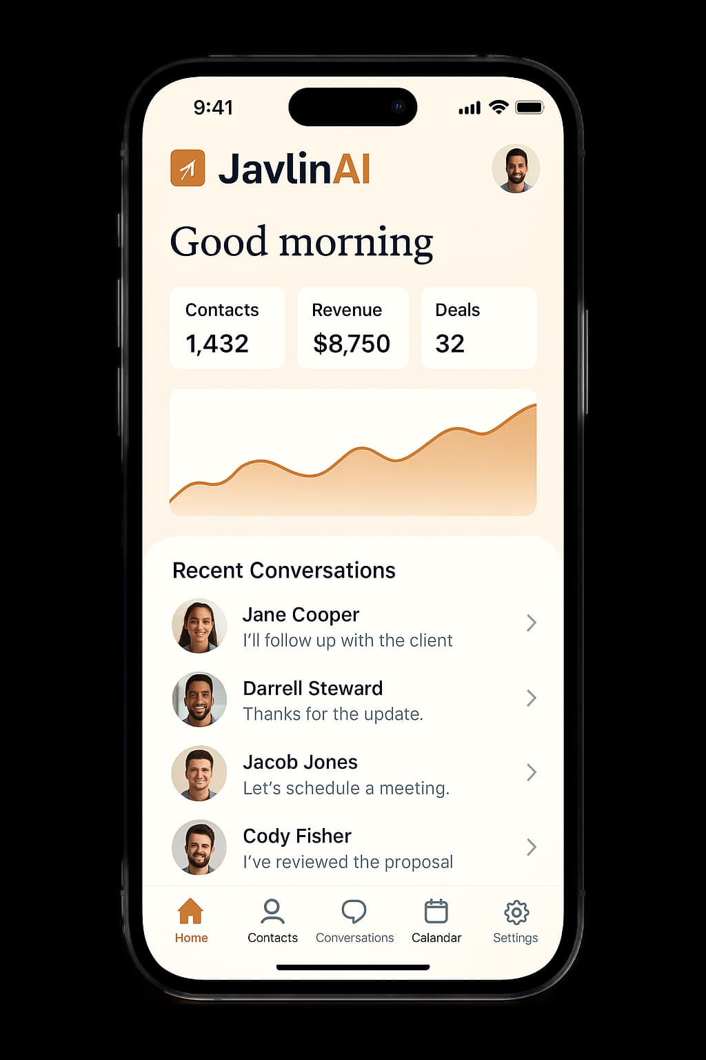 Sample local business mobile website
